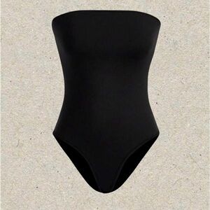 SHEIN Black Bodysuit Top